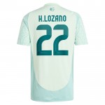 Günstige Fußballtrikots Mexiko Hirving Lozano 22 Auswärtstrikot 2024 Kurzarm